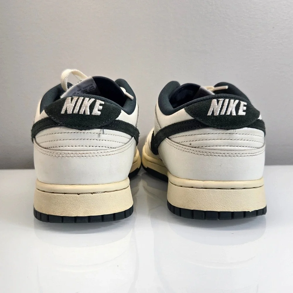 Nike Dunk Low Men's 12 Deep Jungle White Green Leather Sneakers Retro FQ8080-133
